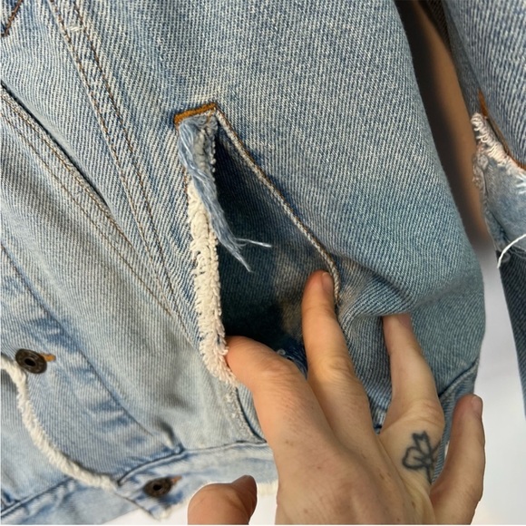 Faith connection stars denim jacket L - Picture 6 of 13